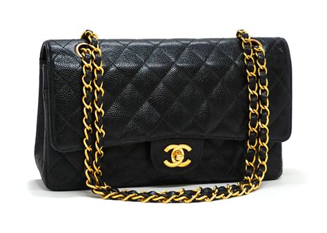 coco chanel black leather purse|Coco Chanel purses vintage.